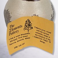 The Elements Pottery Tobacco Tree Vase