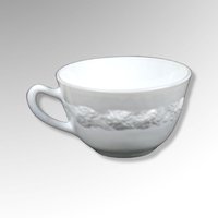 Set of 4 Anchor Hocking Vitrock Cups, Depression Glass