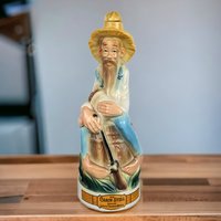 1969 Old Cabin Sill Kentucky Bourbon Vintage Empty Decanter - Rare Collectible Whiskey Container