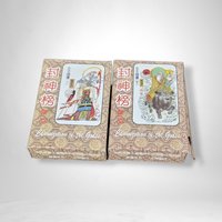 Quanban Chinese Painting Pair of Cards - Artistic Cultural Treasures