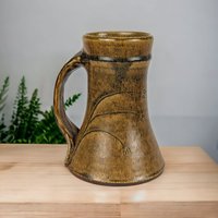Handcrafted Brown Studio Pottery Stoneware Mug