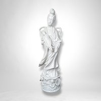 Vintage Porcelain Homco Guanyin Kwan Yin Figurine