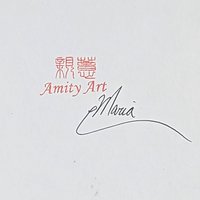 Signed Amity Art Framed Print