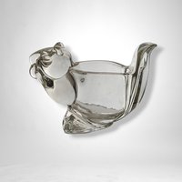 Avon Glass Squirrel Votive Candle Holder