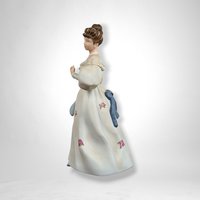Homco Woman in Floral Dress Figurine 1463