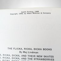 1968 Flicka, Ricka, Dicka and the Dotted Dress - Vintage Children's Book