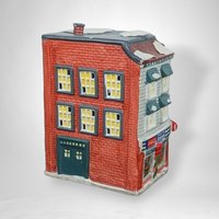 1993 Coca-Cola Emporium Town Square Lighted House - Vintage Collectible