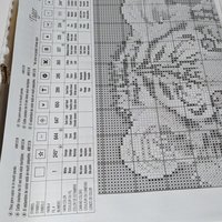 J & P. Coats Latch Hook Tiger Kit - Creative Craft Project