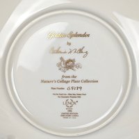 1992 Lenox Golden Splendor Collector's Plate - Exquisite Limited Edition by Catherine McClung