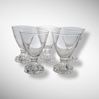 Set of 4 Anchor Hocking Berwick Boopie Liquor Glasses
