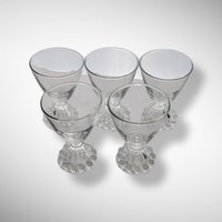 Set of 4 Anchor Hocking Berwick Boopie Liquor Glasses