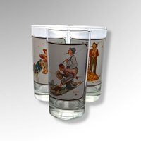 Set of 3 Norman Rockwell Grandpa and Me Glasses