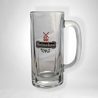 Vintage Heineken Heavy Glass Beer Mug