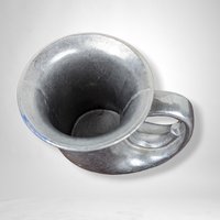 Vintage Pewter Tavern Horn Mug