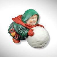 Vintage Dept. 56 Merrymaker Sebastian the Snowball Maker Figurine