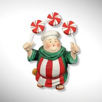 1990s Dept. 56 Merrymaker Peter the Peppermint Maker" Figurine