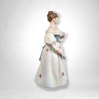 Homco Woman in Floral Dress Figurine 1463