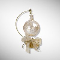 Vintage Princess House Crystal Ornament (7.5", Stand & Bow)