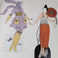 ERTE Fashion Paper Dolls Books - Collector's Set (Incomplete)
