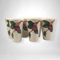 Classic Charm: Set of 6 Franciscan Apple USA 12 Oz. Tumblers - Vintage Drinkware for Timeless Elegance