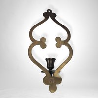 Vintage Brass Wall Sconces/Candle Holders - Classic Elegance for Your Home Decor