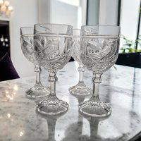Set of 4 Hofbauer The Byrdes Collection Wine Glasses
