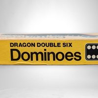 1970 Milton Bradley Dragon Double Six Dominos