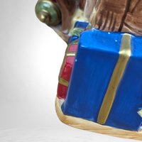 Vintage Santa Claus Decorative Christmas Teapot