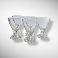Set of 4 Anchor Hocking Berwick Boopie Liquor Glasses