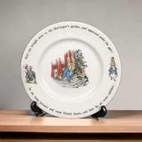 Vintage Wedgewood Peter Rabbit Plate (8") - Beatrix Potter Charm!