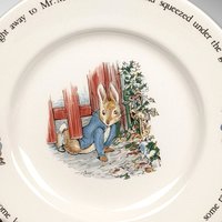 Vintage Wedgewood Peter Rabbit Plate (8") - Beatrix Potter Charm!