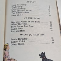 Vintage 1947 'At Play Easy Growth in Reading' Children's Book 