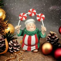 1990s Dept. 56 Merrymaker Peter the Peppermint Maker" Figurine