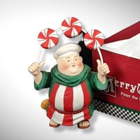 1990s Dept. 56 Merrymaker Peter the Peppermint Maker" Figurine