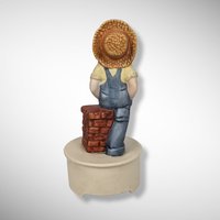 1983 Hallmark Whistling Boy Music Box