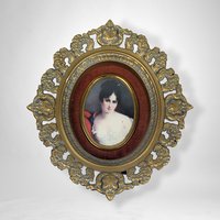 Vintage Cameo Creations Mme Recamier by Gerardt (6.75"), Wall Hanging