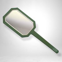 1930s Lucite Dupont Beveled Hand Mirror - Art Deco Elegance