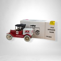 1986 ERTL Ace Hardware Replica 1918 Runabout Metal Bank