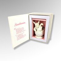 1998 Dept. 56 Snowbunnies "Double Yolk" Springtime Stories Figurine - Adorable Easter Scene