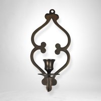 Vintage Brass Wall Sconces/Candle Holders - Classic Elegance for Your Home Decor