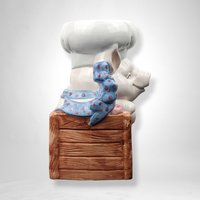 Ceramic Pig Chef Utensil Holder - Whimsical Kitchen Decor