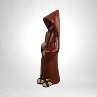 1972 Handmade Ceramic Monk Figurine