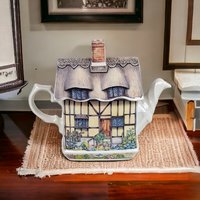 James Sadler Anne Hathaway's Cottage Teapot - Vintage Collectible with Minor Chip