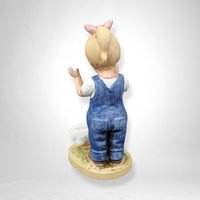 1980s Homco Denim Days Ceramic Figurine: Your Choice of Nostalgic Collectibles