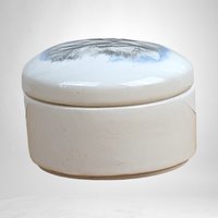 Vintage Persian Cat Ceramic Trinket Box | Lidded Cat Figurine | Decorative Jewelry Box | Gift for Cat Lovers