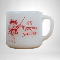 1977 Minnesota State Fair Mug Made by Federal Glass Company