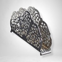 Irvin Ware Silver-Colored Metal Napkin Holder: Classic Tabletop Accessory
