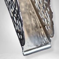 Irvin Ware Silver-Colored Metal Napkin Holder: Classic Tabletop Accessory
