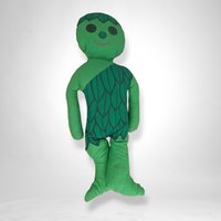 Vintage Jolly Green Giant Stuffed Toy, Imperfect