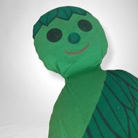Vintage Jolly Green Giant Stuffed Toy, Imperfect